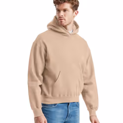 Fruit of the Loom Mens Supercotton Cotton Hoodie - S, Desert Sand