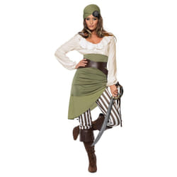Smiffys Womens/Ladies Shipmate Sweetie Costume Set - M, Green/White