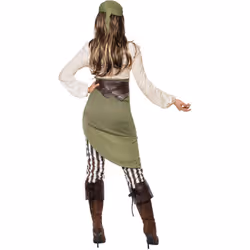 Smiffys Womens/Ladies Shipmate Sweetie Costume Set - M, Green/White