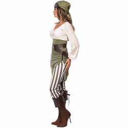 Smiffys Womens/Ladies Shipmate Sweetie Costume Set - M, Green/White