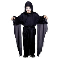 Smiffys Childrens/Kids Screamer Ghost Costume Robe - 7-9 Years, Black