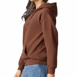 Gildan Unisex Softstyle Midweight Hoodie - 3XL, Cocoa