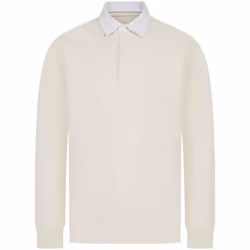 Front Row Mens Premium Rugby Shirt - XS, Natural