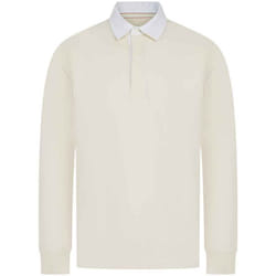 Front Row Mens Premium Rugby Shirt - XS, Natural