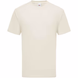 Fruit Of The Loom Mens Ringspun Premium T-Shirt - 2XL, Natural
