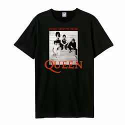 Amplified Unisex Adult Don't Stop Me Now Queen T-Shirt - XXL, Black
