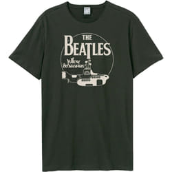 Amplified Unisex Adult Yellow Submarine The Beatles T-Shirt - XS, Charcoal