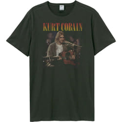Amplified Unisex Adult Unplugged In New York Kurt Cobain T-Shirt - XS, Charcoal