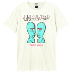 Amplified Unisex Adult The Division Bell Tour 1994 Pink Floyd T-Shirt - XS, Vintage White