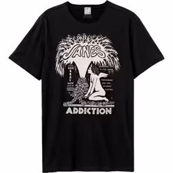 Amplified Unisex Adult Angel Fountain Jane's Addiction T-Shirt - XS, Black