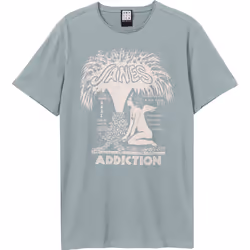 Amplified Unisex Adult Angel Fountain Jane's Addiction T-Shirt - XS, Strange Blue