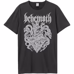Amplified Unisex Adult Death Crest Behemoth T-Shirt - XS, Charcoal