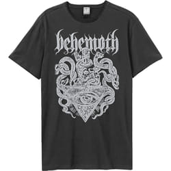 Amplified Unisex Adult Death Crest Behemoth T-Shirt - XS, Charcoal