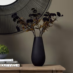 Hill Interiors Chrysanthemum Artificial Flower - One Size, Black