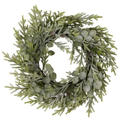 Hill Interiors Frosted Pine & Eucalyptus Wreath