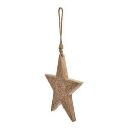 Hill Interiors Wooden Star Hanging Ornament