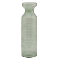 Hill Interiors Smoke Flute Vase - 60cm x 15cm x 15cm, Sage