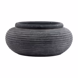 Hill Interiors Amalfi Ribbed Round Planter