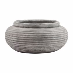 Hill Interiors Athena Ribbed Round Planter