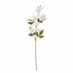 Hill Interiors Pearl Clematis Artificial Flower Spray