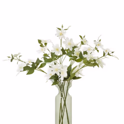 Hill Interiors Pearl Clematis Artificial Flower Spray