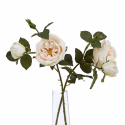 Hill Interiors The Natural Garden Collection Charity Rose Artificial Flower