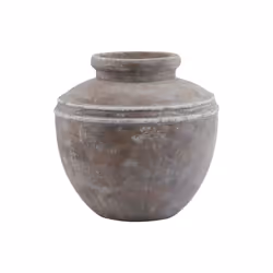 Hill Interiors Siena Ceramic Water Pot - 39cm x 37cm x 37cm, Brown