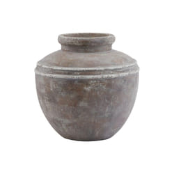 Hill Interiors Siena Ceramic Water Pot - 39cm x 37cm x 37cm, Brown
