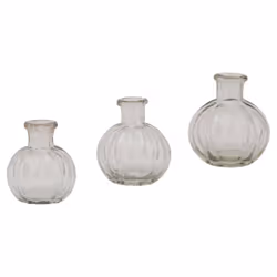 Hill Interiors Volta Bud Vase - 7cm x 6cm x 6cm, Clear