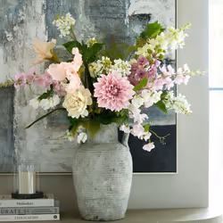 Hill Interiors The Natural Garden Collection Sweetpea Artificial Flower - One Size, Pink