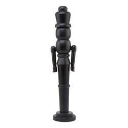 Hill Interiors Wooden Nutcracker Ornament - 60cm x 12cm x 14cm, Black