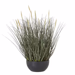 Hill Interiors Fountain Grass Artificial Potted Plant - 81cm, Green