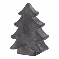 Hill Interiors Amalfi Christmas Tree Decoration - 17cm x 5cm x 12cm, Grey