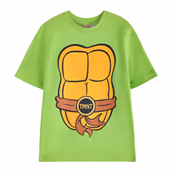 Teenage Mutant Ninja Turtles Mens Short-Sleeved Cosplay T-Shirt - XL, Green