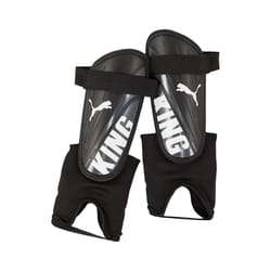 Puma King Shin & Ankle Guards - 58mm x 216mm x 72mm, Black/White