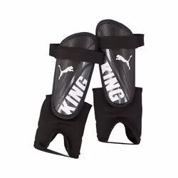 Puma King Shin & Ankle Guards - 71mm x 264mm x 88mm, Black/White