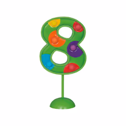 Unique Party Number 8 Flashing Cake Topper