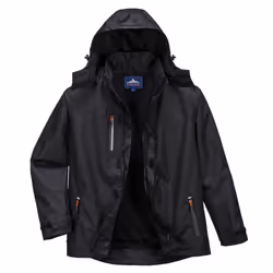 Portwest Mens Outcoach Jacket - XXL, Black