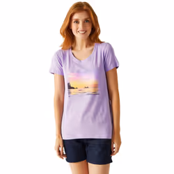 Regatta Womens/Ladies Filandra III Look At The Stars T-Shirt - 10 UK, Lilac Frost