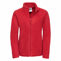 Russell Womens/Ladies Full Zip Outdoor Fleece Jacket - M, Classic Red