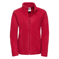 Russell Womens/Ladies Full Zip Outdoor Fleece Jacket - M, Classic Red