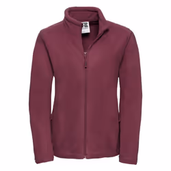 Russell Womens/Ladies Full Zip Outdoor Fleece Jacket - XL, Burgundy