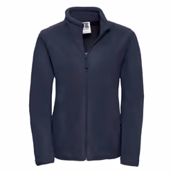 Russell Womens/Ladies Full Zip Outdoor Fleece Jacket - XS, French Navy