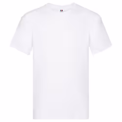 Fruit of the Loom Unisex Adult Original T-Shirt - S, White