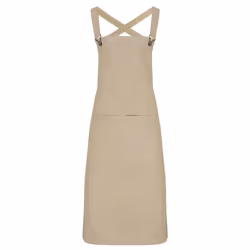 Premier Barista Cross Back Full Apron - One Size, Khaki