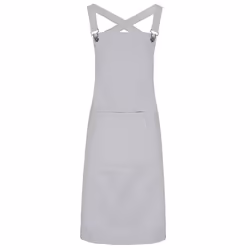 Premier Barista Cross Back Full Apron - One Size, Silver