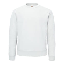 Fruit of the Loom Unisex Adult Sweatshirt - S, White