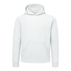 Fruit of the Loom Unisex Adult Supercotton Hoodie - S, White