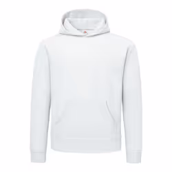 Fruit of the Loom Unisex Adult Supercotton Hoodie - XXL, White