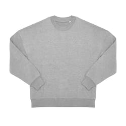 B&C Unisex Adult Influence Plain Crew Neck Sweatshirt - 3XL, Sports Grey